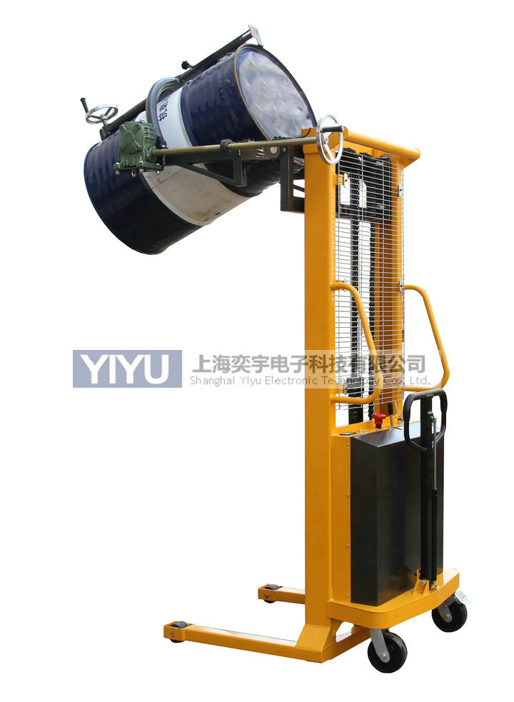 電動(dòng)油桶翻轉(zhuǎn)車
