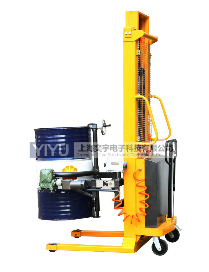 電動(dòng)油桶翻轉(zhuǎn)倒料車