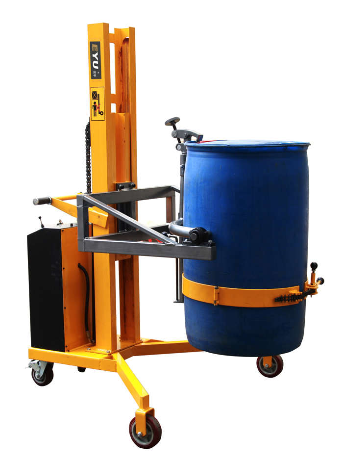 電動(dòng)油桶倒料車倒塑料桶