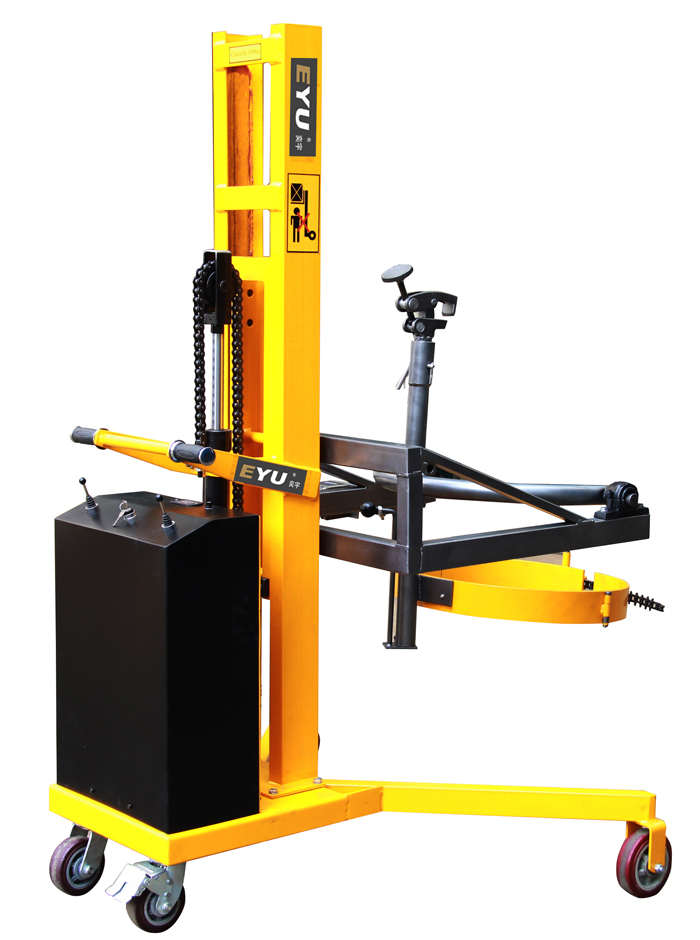 電動(dòng)直角支腿油桶翻轉(zhuǎn)車