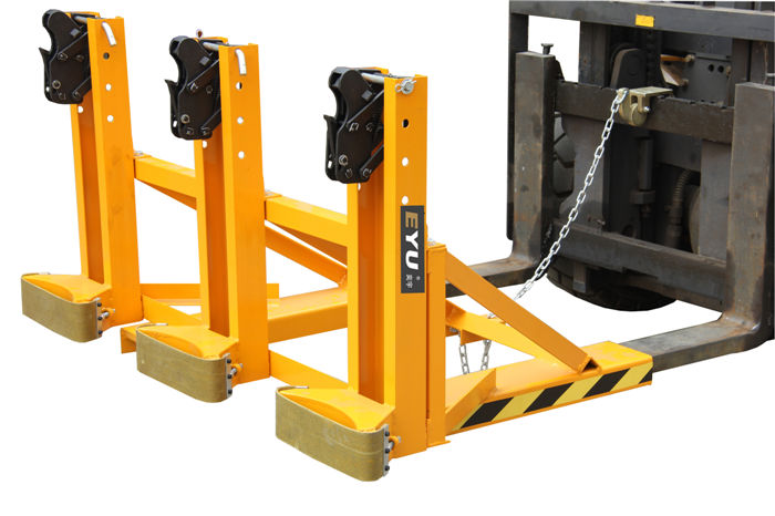 帶繃帶重型3桶叉車(chē)桶夾