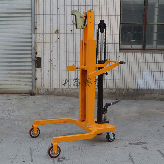 腳踏式液壓油桶搬運車