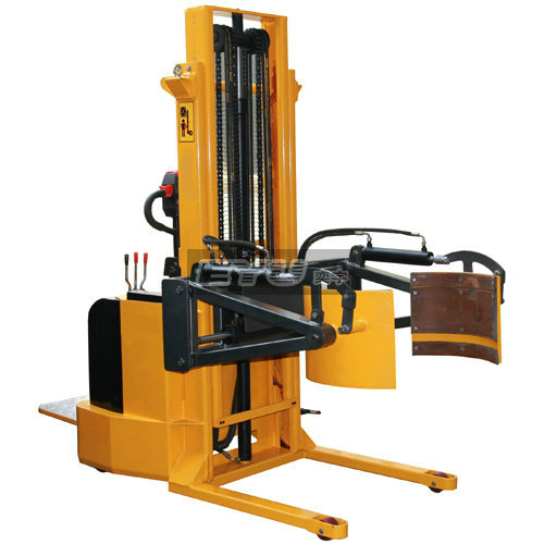 全電動油桶倒料車