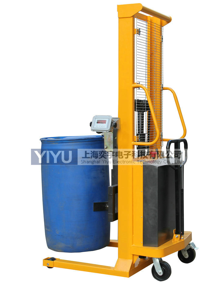 帶秤油桶堆高車