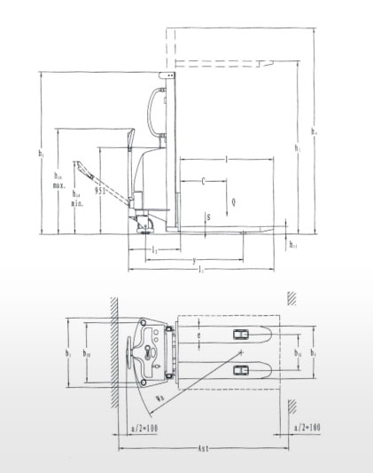 SPM10手推電動升高車參數(shù)
