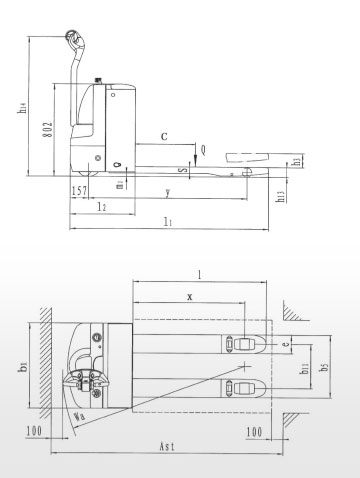 LPL步行式托盤搬運(yùn)車