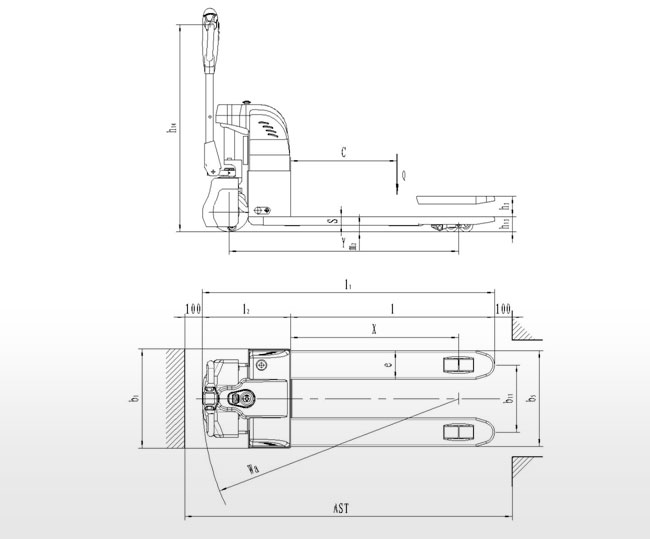 迷你型電動(dòng)叉車參數(shù)