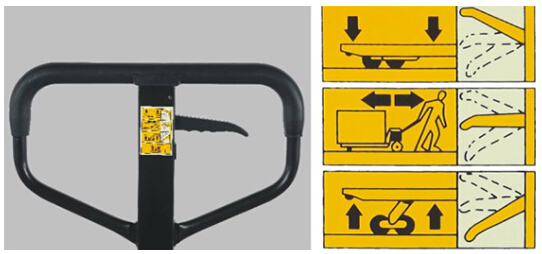 液壓小叉車(chē)手剎