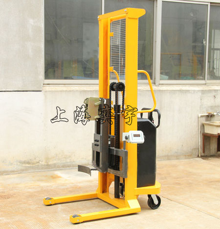 電動(dòng)油桶堆高車電子秤