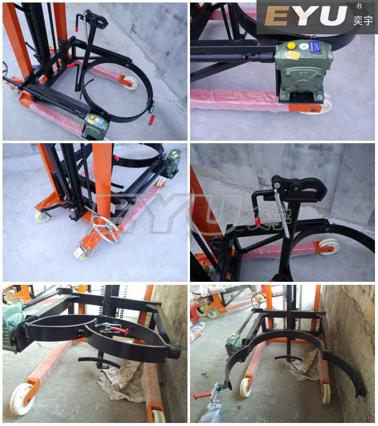 手動(dòng)升高手動(dòng)翻轉(zhuǎn)油桶倒料機(jī)