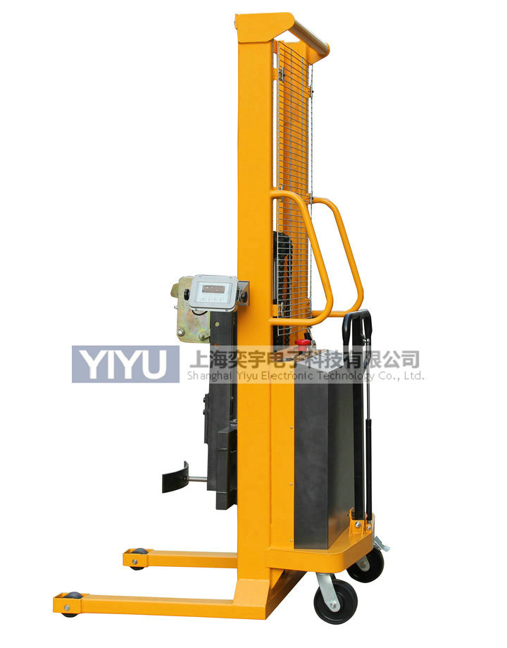 帶稱重電動(dòng)油桶堆高車 - 油桶堆高車