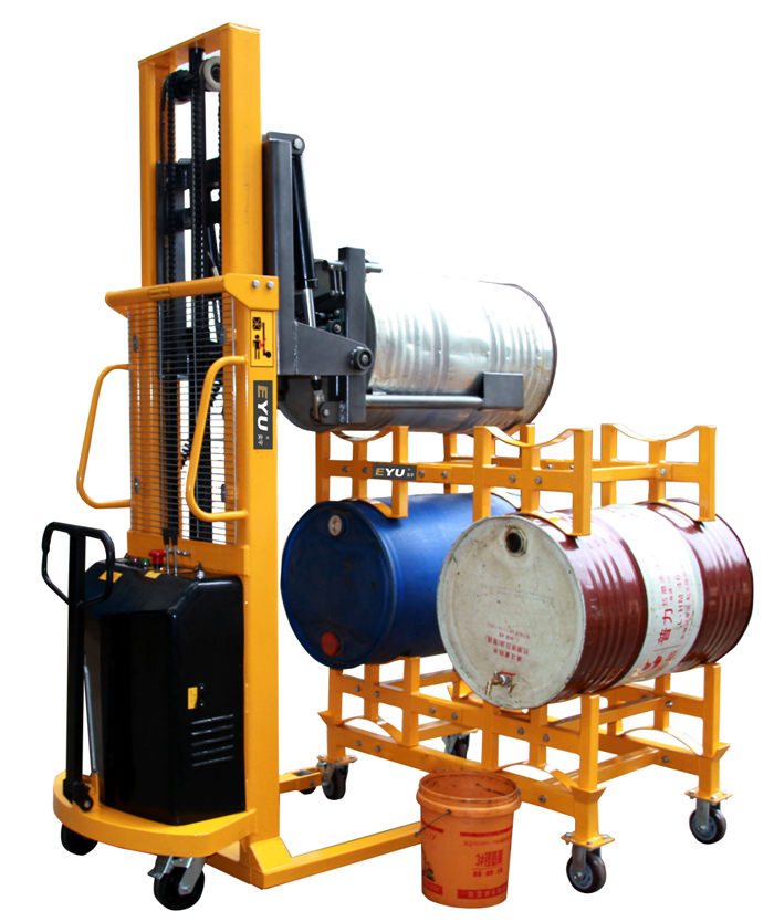 電動(dòng)油桶堆垛車 - 油桶堆高車