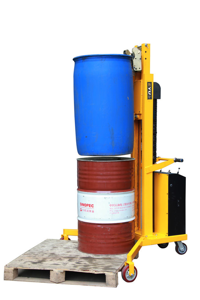 直角支腿多功能油桶車 - 油桶堆高車